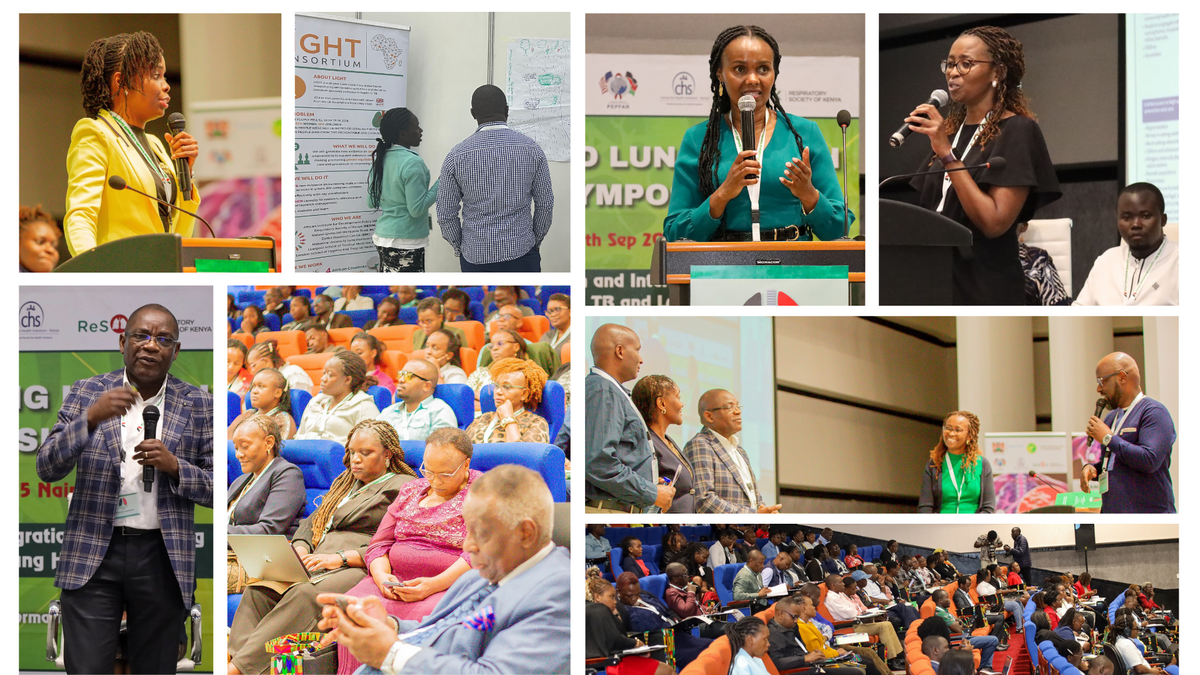 Sessions at the TB and Lung Health Symposium 2025 held on 29-30 September in Nairobi